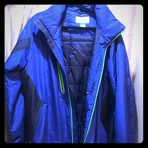 Men’s Hooded Columbia outerwear jacket